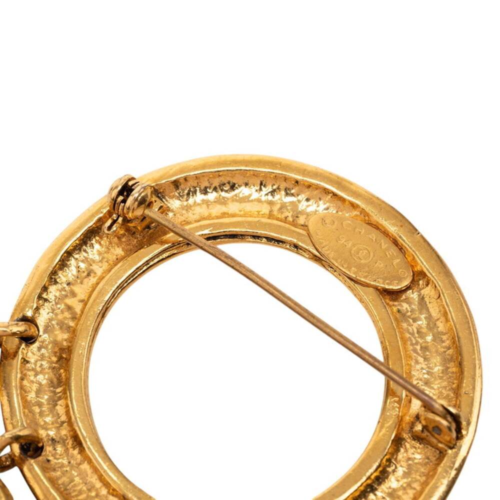 Chanel Cc Logo Brooch Metal #266381C10B - Picture 3 of 3